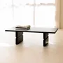 Armchairs - Coffee table coloured wood noon - NOBODINOZ