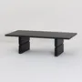 Armchairs - Coffee table coloured wood noon - NOBODINOZ