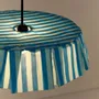 Tissus - Abat-jour pour suspension en voile de coton diam. 40 cm - Vibes - NOBODINOZ
