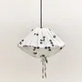 Tissus - Abat-jour pour suspension en lin français diam. 50cm Yumi - NOBODINOZ