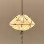 Fabrics - Linen pendant lampshade diam. 50cm Yumi - NOBODINOZ