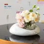 Objets de décoration - Plateau et vase pour fleur, en marbre CETUS PHOTOPHORE - OOUMM
