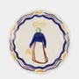 Everyday plates - Hand-Painted Comporta The Harvester Stoneware Dinner Plate - HOUSE OF CAPRICORN