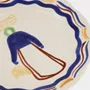 Everyday plates - Hand-Painted Comporta The Harvester Stoneware Dinner Plate - HOUSE OF CAPRICORN