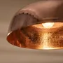 Ceiling lights - Handcrafted Hammered Solid Copper Dome Pendant Light - BELS & PEARL