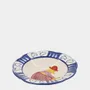 Everyday plates - HAND-PAINTED COMPORTA THE FARMER STONEWARE  SOUP PLATE - HOUSE OF CAPRICORN