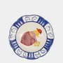 Everyday plates - HAND-PAINTED COMPORTA THE FARMER STONEWARE  SOUP PLATE - HOUSE OF CAPRICORN