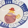 Everyday plates - HAND-PAINTED COMPORTA THE FARMER STONEWARE  SOUP PLATE - HOUSE OF CAPRICORN