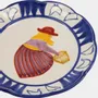 Everyday plates - HAND-PAINTED COMPORTA THE FARMER STONEWARE DESSERT PLATE - HOUSE OF CAPRICORN