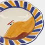 Everyday plates - HAND-PAINTED COMPORTA HOUSE STONEWARE SOUP PLATE - HOUSE OF CAPRICORN