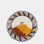Everyday plates - HAND-PAINTED COMPORTA HOUSE STONEWARE DESSERT PLATE - HOUSE OF CAPRICORN
