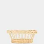 Plats et saladiers - HANDMADE VITÓRIA NATURAL WICKER SMALL BREAD BASKET - HOUSE OF CAPRICORN
