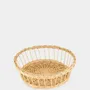 Plats et saladiers - HANDMADE VITÓRIA NATURAL WICKER LARGE BREAD BASKET - HOUSE OF CAPRICORN