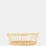 Plats et saladiers - HANDMADE VITÓRIA NATURAL WICKER LARGE BREAD BASKET - HOUSE OF CAPRICORN