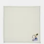 Table linen - HAND-EMBROIDERED COMPORTA THE WATER CARRIER WHITE LINEN WITH MULTICOLO - HOUSE OF CAPRICORN