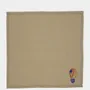 Table linen - HAND-EMBROIDERED COMPORTA THE FARMER BEIGE LINEN WITH MULTICOLOR EMBRO - HOUSE OF CAPRICORN