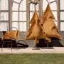 Fabric cushions - BRONZE luminous tree - ROSE VELOURS