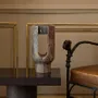 Candlesticks and candle holders - LYRA CANDLE HOLDER MARBLE FLOWER VASE - OOUMM