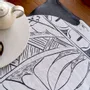 Foulards et écharpes - Tissu Buncheong Celadon (Pyeonbyeong) - BONEE(LIVING ART BRAND)