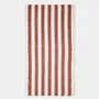 Serviettes de bain - Serviette - rayures marron - DESIGN TRIP