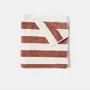 Serviettes de bain - Serviette - rayures marron - DESIGN TRIP