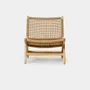Fauteuils - Fauteuil Relax Loom en teck massif et corde - DESIGN TRIP