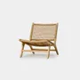 Fauteuils - Fauteuil Relax Loom en teck massif et corde - DESIGN TRIP