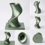 Aménagements pour bureau - Vase imprimé en 3D « BAILE » | Vert émeraude - AUURA