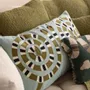 Cushions - Embroidered Cushion Yoka Ciel 40 X 65 - MAISON VIVARAISE - SDE VIVARAISE WINKLER