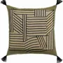 Cushions - Embroidered cushion Kori Cèdre 45 X 45 - MAISON VIVARAISE - SDE VIVARAISE WINKLER