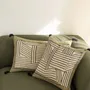 Coussins - Coussin brodé Kori Cèdre 40 x 65 - MAISON VIVARAISE - SDE VIVARAISE WINKLER