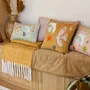 Cushions - Embroidered Cushion Anka Cannelle 45 X 45 - MAISON VIVARAISE - SDE VIVARAISE WINKLER