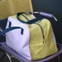 Sacs et cabas - Sac week-end Tricolo Lilas ananas 28 x 42 x 20 - LA CERISE SUR LE GATEAU
