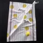 Torchons - Torchon rayé Citron Jaune Blanc 50 x 70 - LA CERISE SUR LE GATEAU
