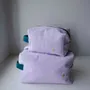 Clutches - Cube Toiletry Bag Iona Lilas 14 X 22 X 11 - LA CERISE SUR LE GATEAU