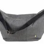 Sacs et cabas - Sac demi-lune Basile Caviar 53 x 28 x 12 - LA CERISE SUR LE GATEAU