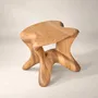 Stools - Aura | Sculpted Exclusive Stool | European Oak Wood - NEXART