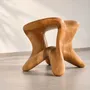 Stools - Aura | Sculpted Exclusive Stool | European Oak Wood - NEXART