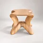 Stools - Aura | Sculpted Exclusive Stool | European Oak Wood - NEXART