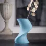 Office design and planning - 3D printed vase "BAILE" | Baby Blue - AUURA