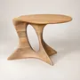 Design objects - Aphrodite Sculpted Table | European Oak Wood - NEXART
