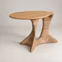 Design objects - Aphrodite Sculpted Table | European Oak Wood - NEXART