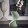 Aménagements pour bureau - Vase imprimé en 3D « BAILE » | Vert sauge - AUURA