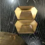 Appliques - ORIGAMI Applique murale Mini en Laiton brossé et Bronze clair - DUISTT