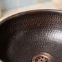 Lavabos - Vasque à Poser Artisanale en Cuivre Martelé – Plusieurs Dimensions - BELS & PEARL