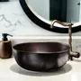 Lavabos - Vasque à Poser Artisanale en Cuivre Martelé – Plusieurs Dimensions - BELS & PEARL