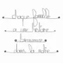 Other wall decoration - Wire wall decor -" Family Quote " - BIJOUX DE MUR