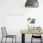 Other wall decoration - Gold Brass Wire Wall Decoration " Live your dreams ” - to pin - BIJOUX DE MUR