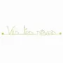 Other wall decoration - Gold Brass Wire Wall Decoration " Live your dreams ” - to pin - BIJOUX DE MUR