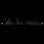 Other wall decoration - Gold Brass Wire Wall Decoration " Live your dreams ” - to pin - BIJOUX DE MUR